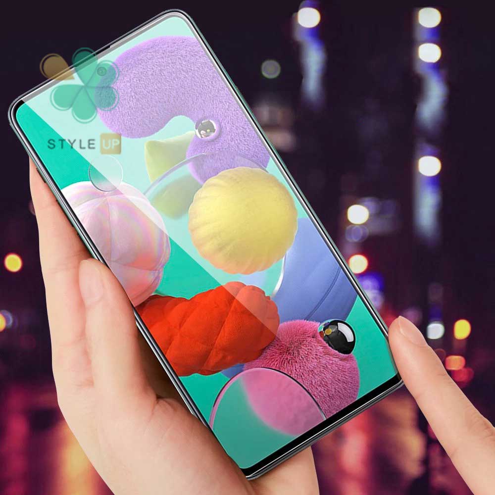 گلس سرامیک گوشی سامسونگ Galaxy A51 دور تراش استایل آپ