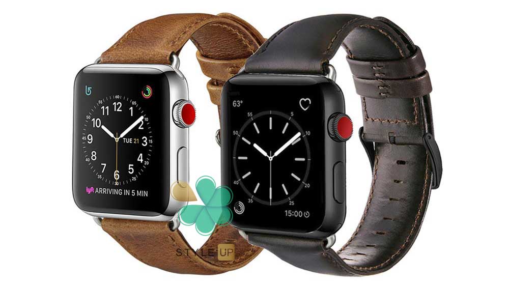 خرید بند چرمی ساعت اپل واچ Apple Watch 7 41mm مدل Genuine Leather