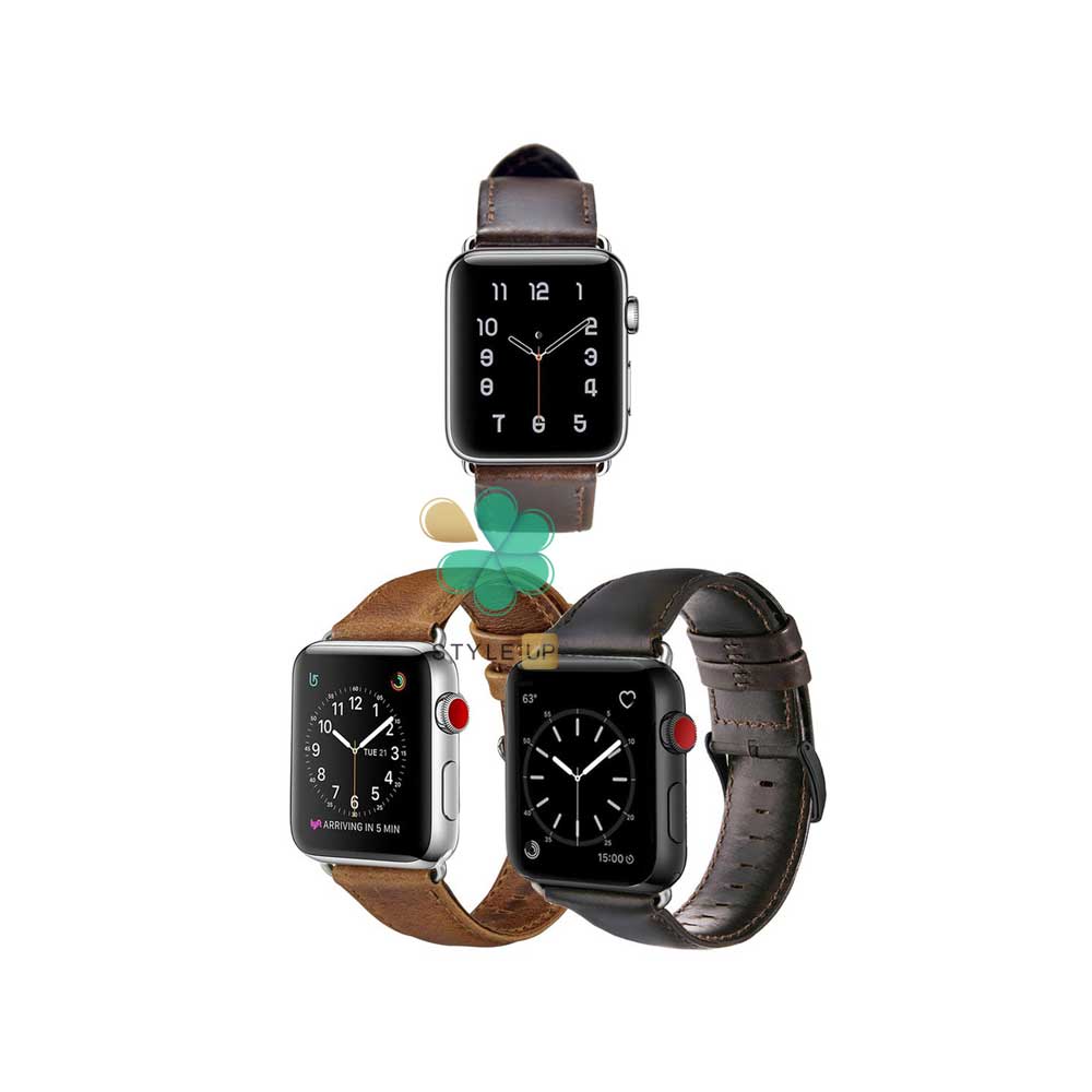 خرید بند چرمی ساعت اپل واچ Apple Watch 45/49mm مدل Genuine Leather
