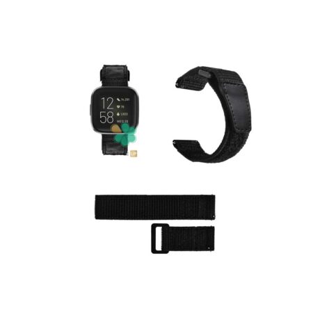 قیمت بند ساعت فیت بیت ورسا Fitbit Versa مدل نایلون چسبی