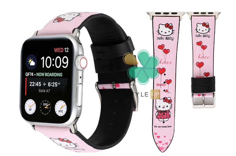 خرید بند ساعت اپل واچ Apple watch 7 41mm طرح Hello kitty