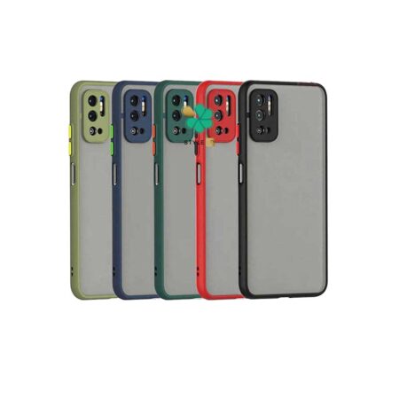 خرید قاب گوشی شیائومی Xiaomi Poco M3 Pro مدل پشت مات محافظ لنزدار