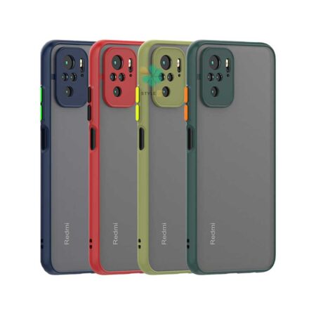 خرید قاب گوشی شیائومی Xiaomi Redmi Note 10S مدل پشت مات محافظ لنزدار