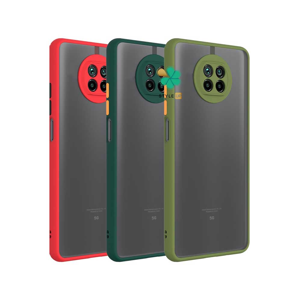 خرید قاب گوشی شیائومی Xiaomi Redmi Note 9T 5G مدل پشت مات محافظ لنزدار
