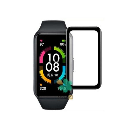 خرید گلس سرامیکی ساعت هواوی 6 Honor Band مدل دور مشکی