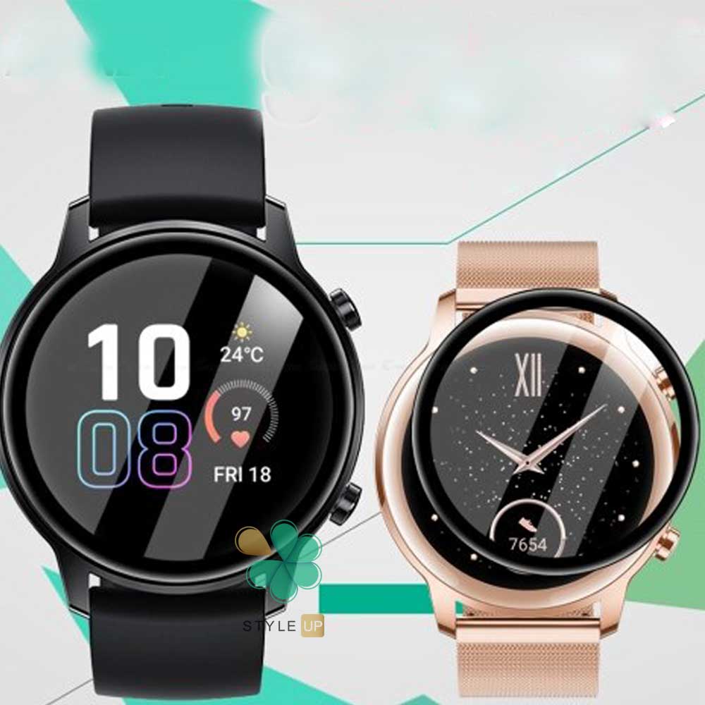 گلس سرامیکی ساعت Honor MagicWatch 2 42mm دور مشکی | استایل آپ