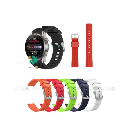 قیمت بند سیلیکونی ساعت هواوی واچ Huawei Watch 3 Pro ​طرح گلکسی