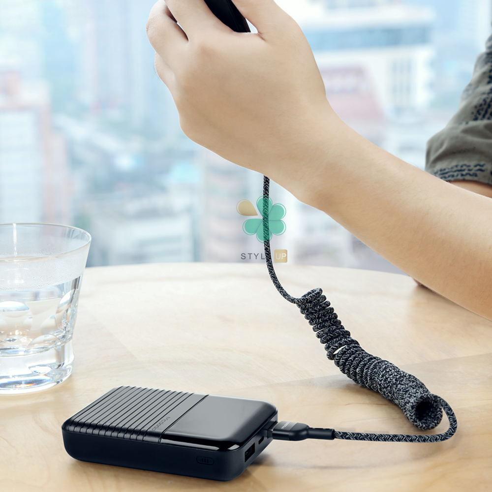 خرید کابل شارژ تلفنی تایپ سی مک دودو Mcdodo Omega Coiled Ca-6420 1.8M