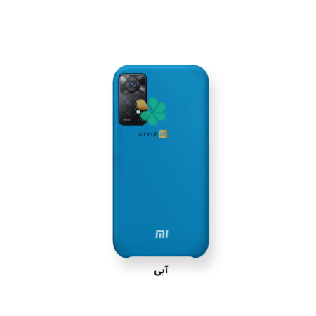 خرید قاب گوشی شیائومی Xiaomi Redmi Note 11 مدل سیلیکونی رنگ آبی