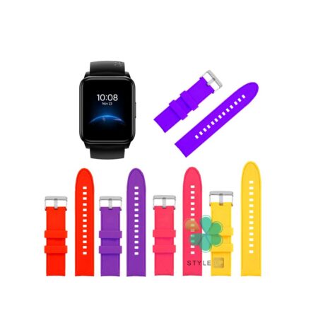 قیمت بند ساعت ریلمی واچ Realme Watch 2 مدل سیلیکونی Stylish