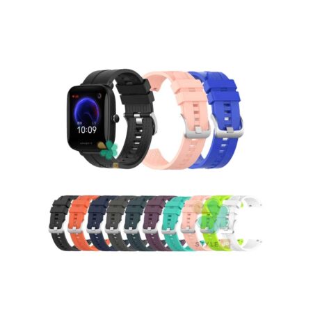 قیمت بند سیلیکونی ساعت شیائومی Xiaomi Amazfit Bip U مدل Wild