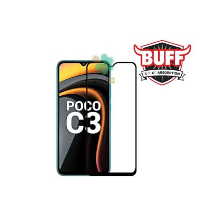 عکس محافظ صفحه گلس سرامیکی Buff گوشی شیائومی Xiaomi Poco C3