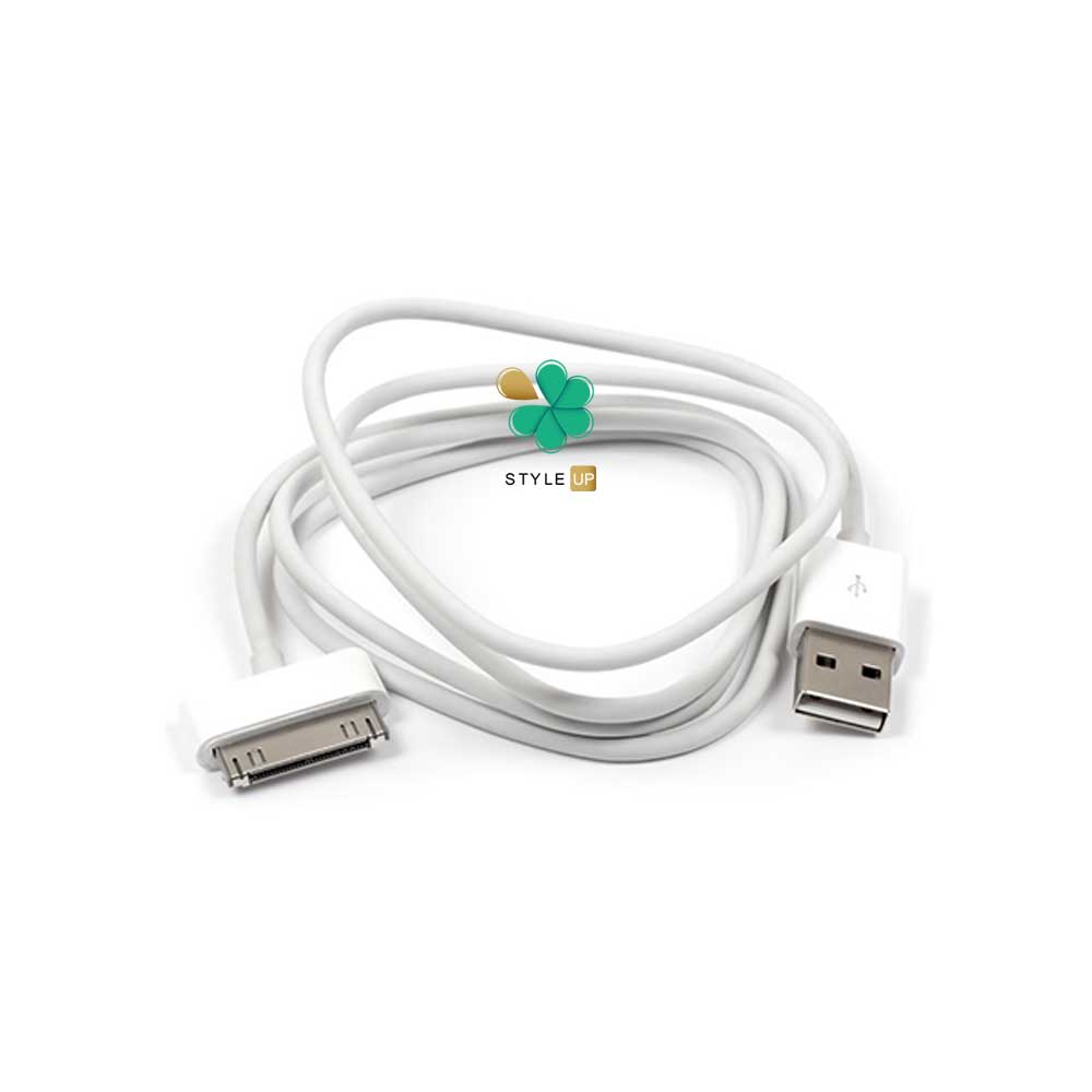 عکس کابل شارژ اصل اپل آیفون مدل Apple 30-pin to USB Cable