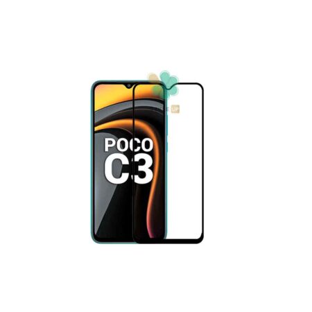 عکس محافظ صفحه گوشی شیائومی Xiaomi Poco C3 تمام صفحه مدل OG