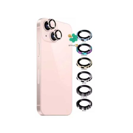 خرید گلس محافظ لنز گوشی اپل آیفون iPhone 13 Mini مدل دور فلزی