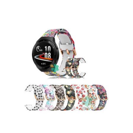 قیمت بند ساعت هواوی واچ Huawei Watch GT 2e سیلیکونی طرح ‌دار