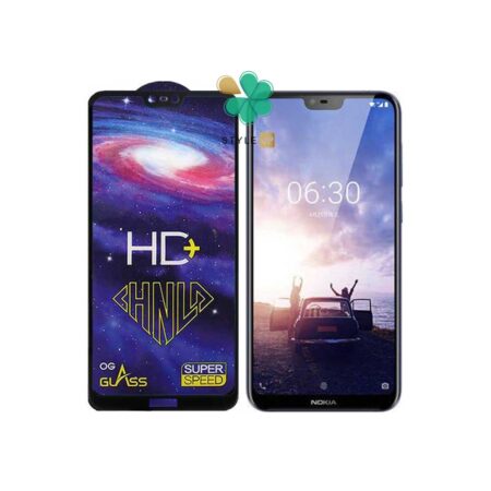 خرید گلس فول گوشی نوکیا Nokia X6 / 6.1 Plus مدل HD Plus