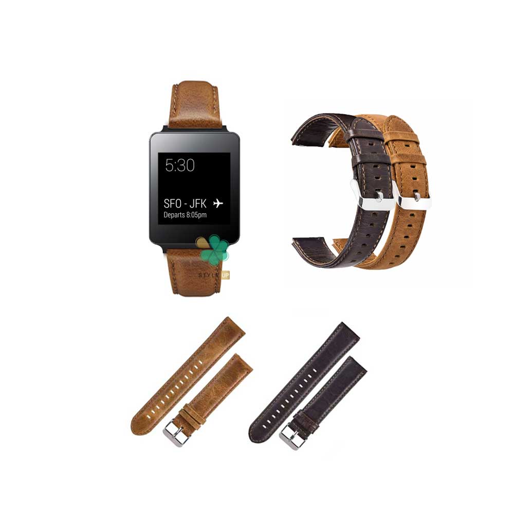 قیمت بند چرمی ساعت ال جی LG G Watch W100 مدل Genuine Leather