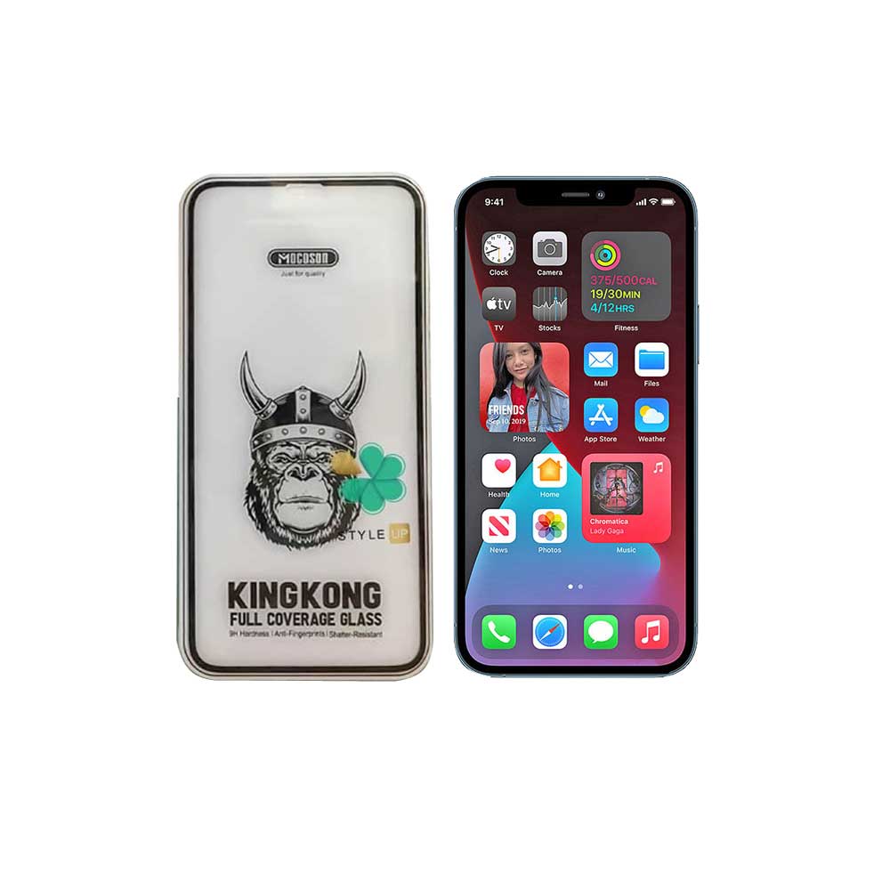 خرید گلس برند Mocoson گوشی اپل iPhone 12 Pro Max مدل King Kong 5D