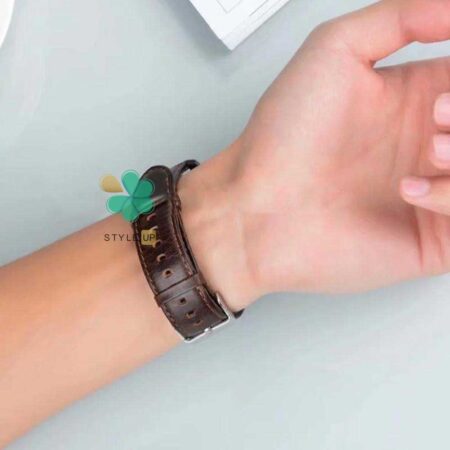 خرید بند چرمی ساعت شیائومی Amazfit GTS 3 مدل Genuine Leather