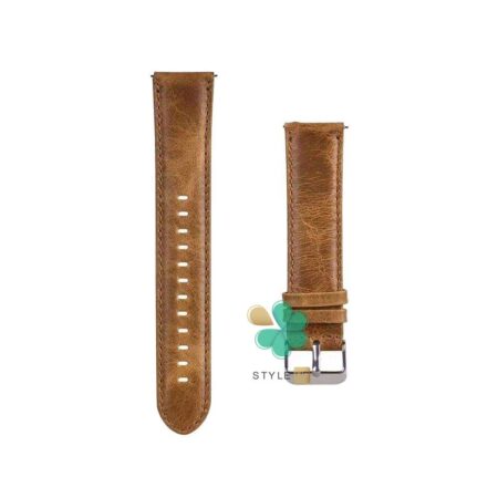 خرید بند چرمی ساعت شیائومی Amazfit GTS 3 مدل Genuine Leather