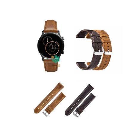 قیمت بند چرمی ساعت شیائومی Haylou RS3 LS04 مدل Genuine Leather