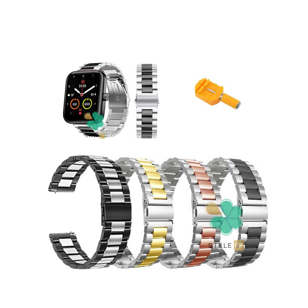 قیمت بند ساعت شیائومی Maimo Watch مدل استیل دو رنگ