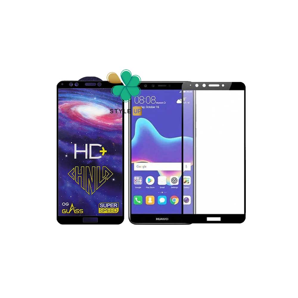 خرید گلس فول گوشی هواوی Huawei Y9 2018 مدل HD Plus