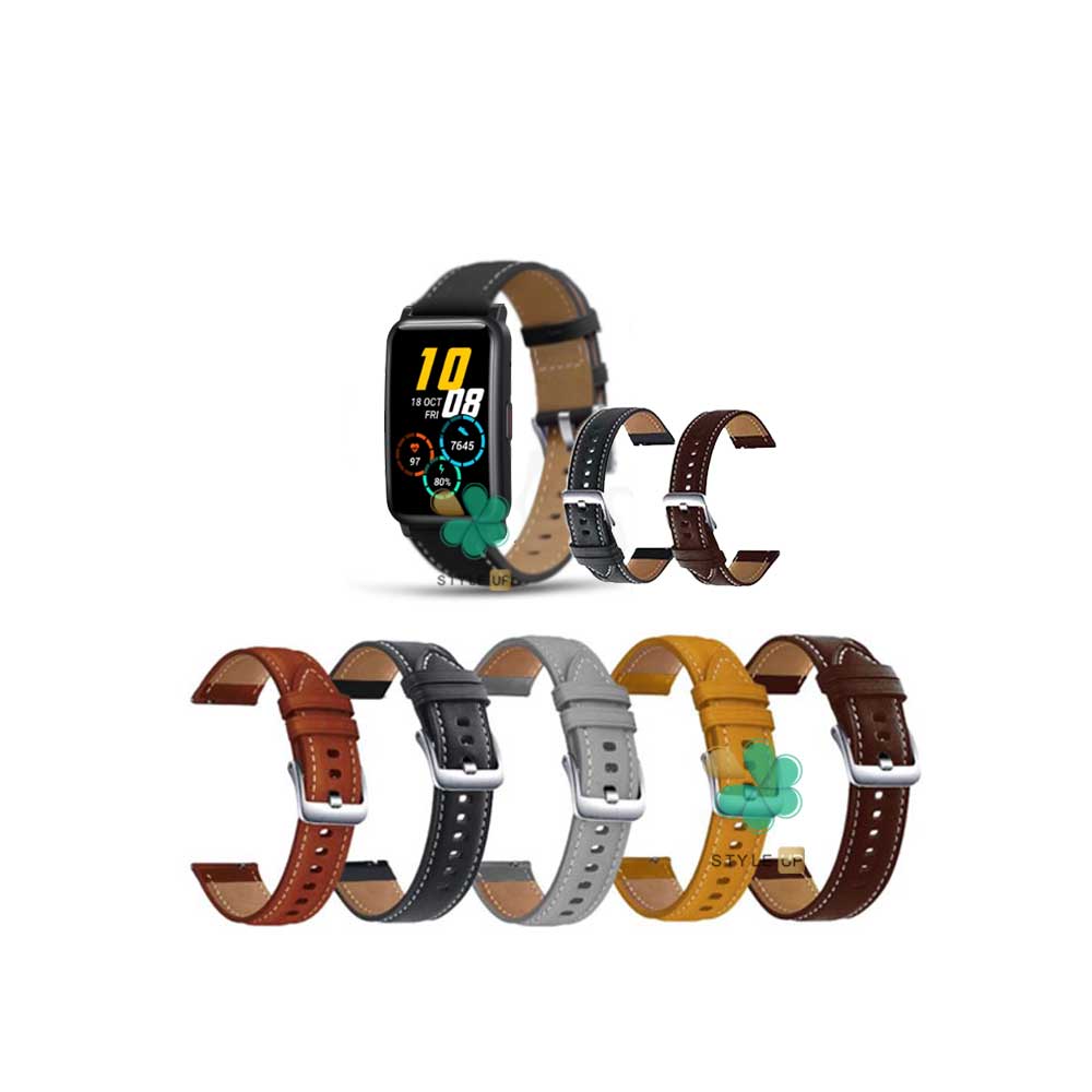 Premium-Leather-Band-For-Honor-Watch-ES قیمت بند چرم ساعت انر واچ Honor Watch ES مدل Premium