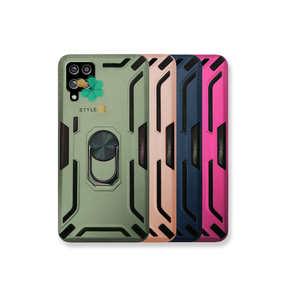 Shockproof-Magnetic-Armor-Cover-Case-for-Samsung-Galaxy-A22-4G (1) خرید قاب گوشی سامسونگ Samsung Galaxy A22 4G مدل قلاب دار