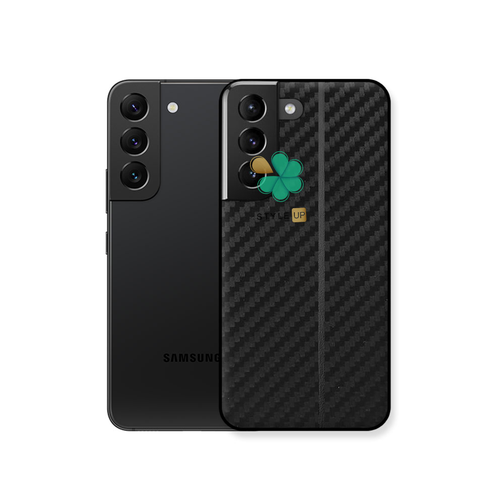 خرید کاور کربنی گوشی سامسونگ Samsung Galaxy S22 Plus مدل Carbon Steps