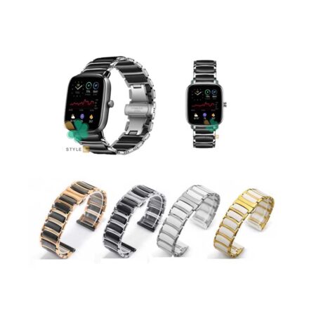 قیمت بند ساعت شیائومی Amazfit GTS 2 Mini مدل سرامیکی Monowear