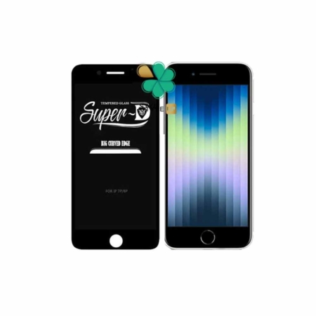 قیمت گلس گوشی اپل ایفون Apple iPhone SE 2022 تمام صفحه Super D