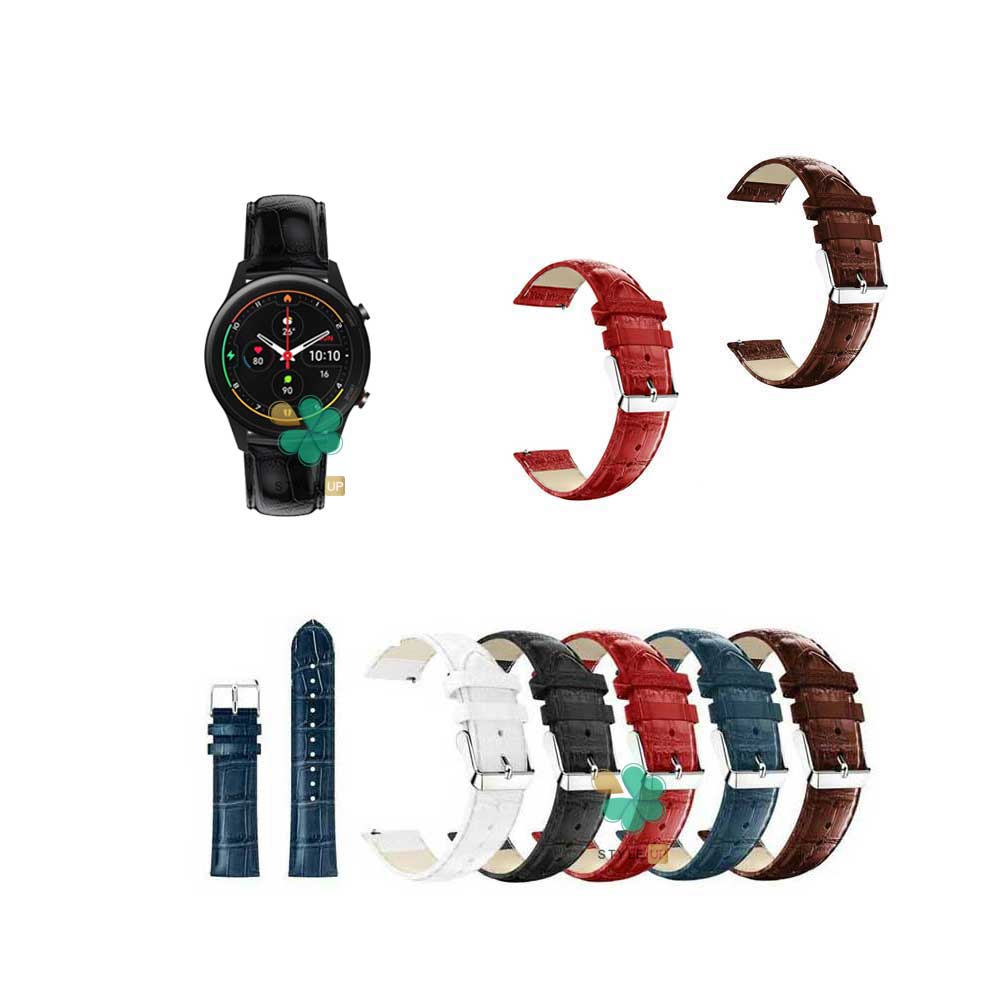 قیمت بند چرمی ساعت شیائومی Xiaomi Mi Watch XMWTCL02 طرح Alligator