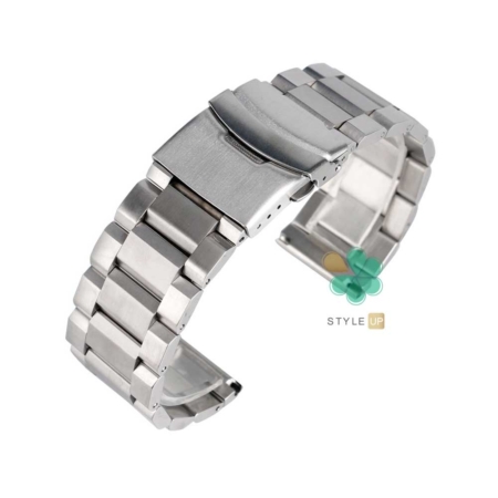 خرید بند فلزی ساعت ال جی LG G Watch R W110 مدل Longines رنگ نقره‌ای