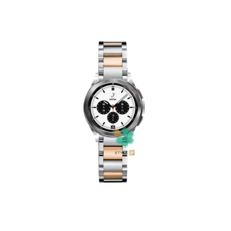 خرید بند متال ساعت سامسونگ Galaxy Watch 4 Classic مدل Hampton رنگ رزگلد