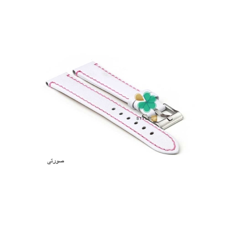 خرید بند چرم ساعت شیائومی Amazfit GTS 2 Mini مدل دوخت رنگی رنگ صورتی