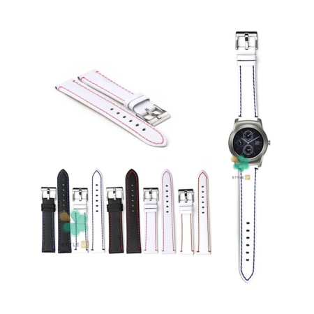 قیمت بند چرم ساعت ال جی LG Watch Urban Luxe مدل دوخت رنگی