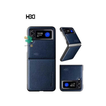 خرید کیف گوشی سامسونگ Samsung Galaxy Z Flip3 5G مدل HDD رنگ سرمه ای