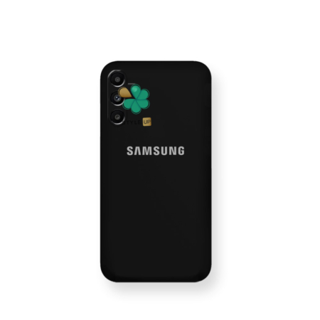 خرید قاب گوشی سامسونگ Galaxy A13 5G مدل سیلیکونی محافظ لنز دار رنگ مشکی