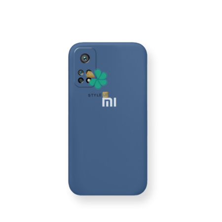 خرید قاب گوشی شیائومی Xiaomi Mi 10T 5G مدل سیلیکونی محافظ لنز دار رنگ آبی نفتی