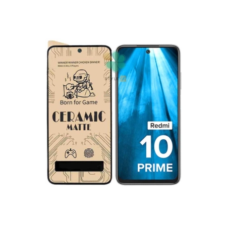 خرید گلس سرامیکی مات گوشی شیائومی Xiaomi Redmi 10 Prime 2022