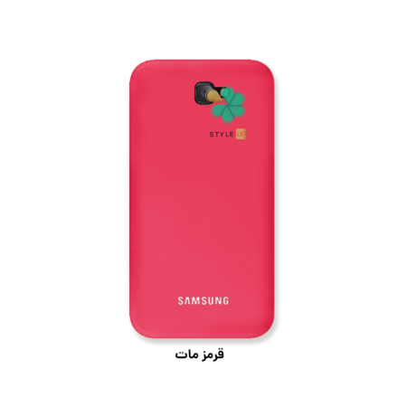 خرید کاور سیلیکونی اصل گوشی سامسونگ Samsung Galaxy J7 Prime رنگ قرمز مات
