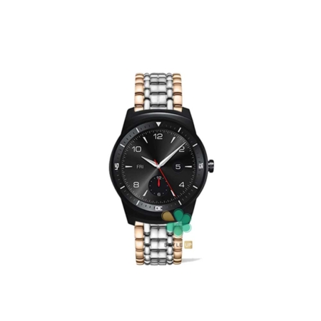 خرید بند استیل ساعت ال جی LG G Watch R W110 طرح Presence رنگ رزگلد نقره ای