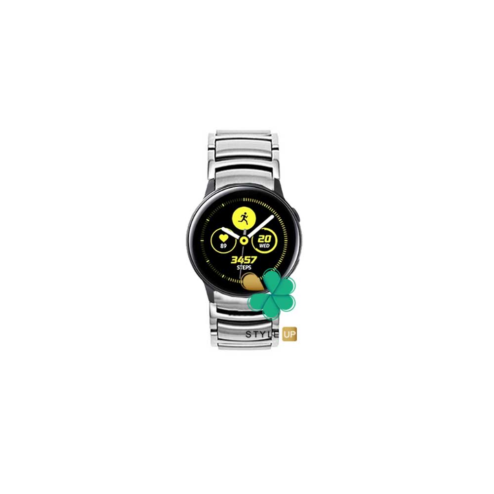 Stainless steel shop galaxy watch active