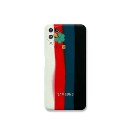 خرید قاب سیلیکونی گوشی سامسونگ Samsung Galaxy A22 4G مدل رنگین کمان