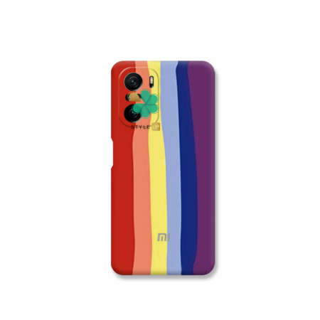 خرید قاب سیلیکونی گوشی شیائومی Xiaomi Poco F3 مدل رنگین کمان