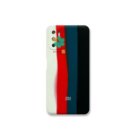 خرید قاب سیلیکونی گوشی شیائومی Xiaomi Poco M3 Pro مدل رنگین کمان