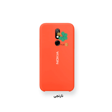 خرید قاب گوشی نوکیا Nokia 3.2 مدل سیلیکونی رنگ نارنجی