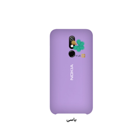 خرید قاب گوشی نوکیا Nokia 3.2 مدل سیلیکونی رنگ یاسی